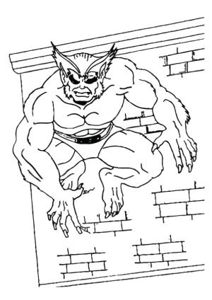 X-Men boyama sayfası,  coloring page, Canavar X Men, 