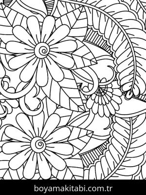 Yabani Çiçekler boyama sayfası,  coloring page, , 