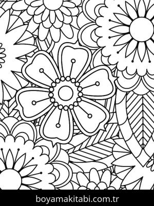 Yabani Çiçekler boyama sayfası,  coloring page, , 