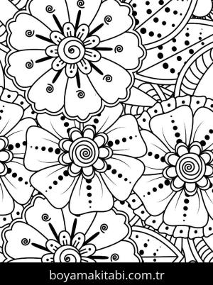 Yabani Çiçekler boyama sayfası,  coloring page, , 