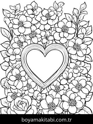 Yabani Çiçekler boyama sayfası,  coloring page, , 