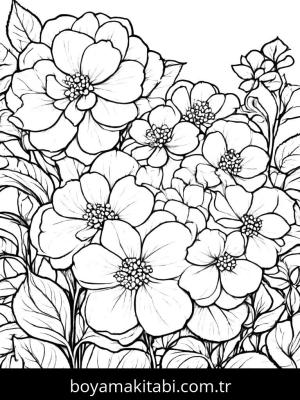 Yabani Çiçekler boyama sayfası,  coloring page, , 