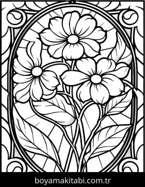 Yabani Çiçekler boyama sayfası,  coloring page, , 
