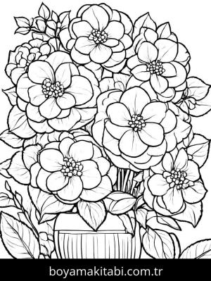 Yabani Çiçekler boyama sayfası,  coloring page, , 