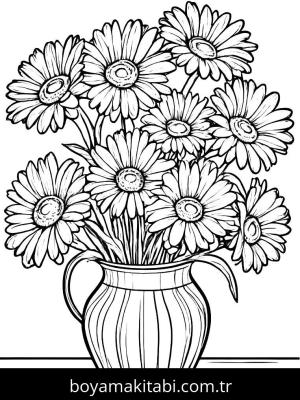 Yabani Çiçekler boyama sayfası,  coloring page, , 