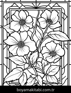 Yabani Çiçekler boyama sayfası,  coloring page, , 