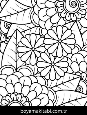 Yabani Çiçekler boyama sayfası,  coloring page, , 