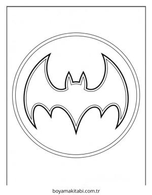 Yarasa boyama sayfası – el becerilerini geliştirir, boyama çalışması