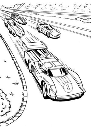 Yarış Arabası boyama sayfası, Sports Race Car coloring page, Yarış Arabası Maks, 