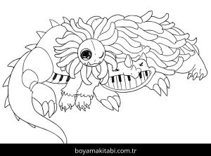 Yarnaby boyama sayfası – basit çizim, kolay boyama