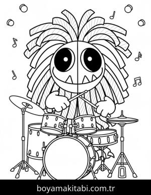 Yarnaby boyama sayfası – PDF indir, sevimli karakter