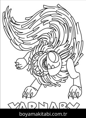 Yarnaby boyama sayfası – evde etkinlik, ücretsiz yazdır