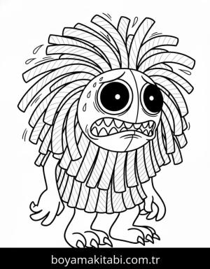 Yarnaby boyama sayfası – okul öncesi, evde etkinlik