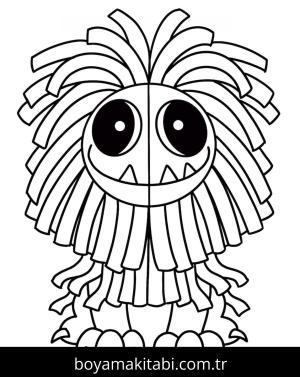 Yarnaby boyama sayfası – boyama çalışması, yaratıcılığı geliştirir