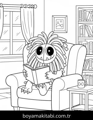 Yarnaby boyama sayfası – keyifli zaman, renkli çizimler