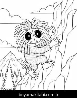 Yarnaby boyama sayfası – kolay boyama, eğitici aktivite