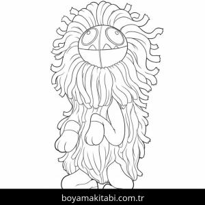 Yarnaby boyama sayfası – çocuklar için, çizgi film temalı