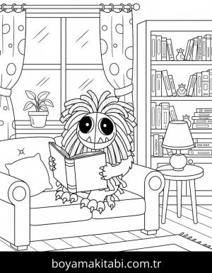 Yarnaby boyama sayfası – renkli çizimler, okul öncesi