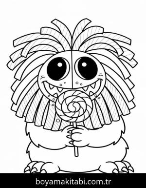 Yarnaby boyama sayfası – el becerilerini geliştirir, boyama çalışması