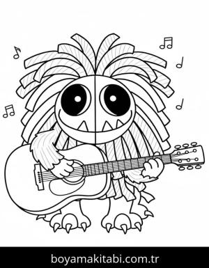 Yarnaby boyama sayfası – kolay boyama, eğitici aktivite