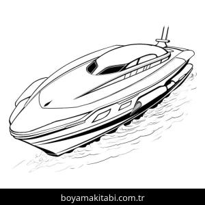 Yat boyama sayfası – ücretsiz yazdır, boyama etkinliği