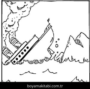 Yat boyama sayfası – yaratıcılık, eğlenceli etkinlik