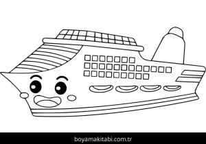 Yat boyama sayfası – evde etkinlik, ücretsiz yazdır