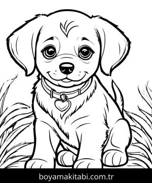 Yavru Köpek boyama sayfası,  coloring page, , 1)