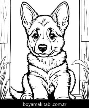 Yavru Köpek boyama sayfası,  coloring page, , 11)