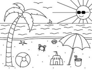 Yaz Mevsimi boyama sayfası,  coloring page, Normal Yaz, 