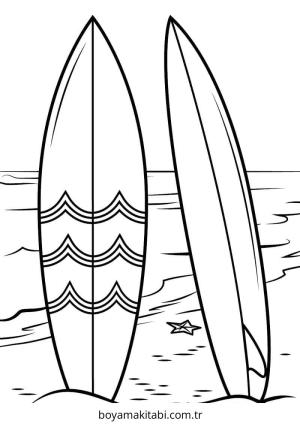 Yaz Mevsimi boyama sayfası – yaratıcılık, eğlenceli etkinlik