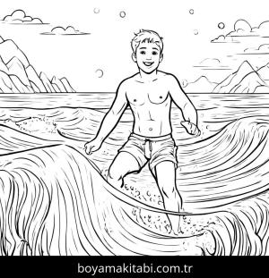 Yaz boyama sayfası,  coloring page, , 