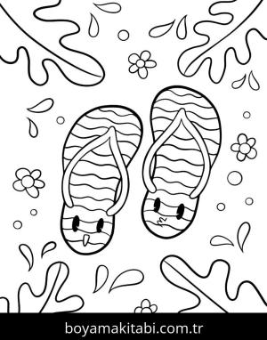 Yaz boyama sayfası,  coloring page, , 