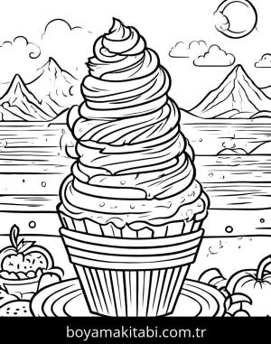 Yaz boyama sayfası,  coloring page, , 