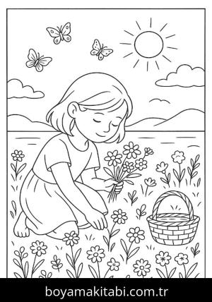 Yaz boyama sayfası,  coloring page, , 
