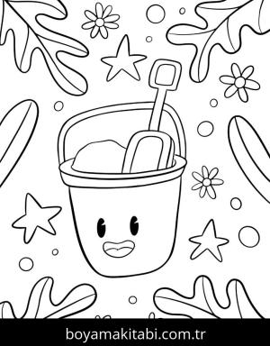 Yaz boyama sayfası,  coloring page, , 