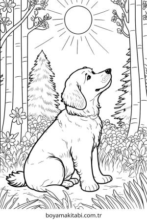 Yaz boyama sayfası – boyama etkinliği, çocuk aktivitesi