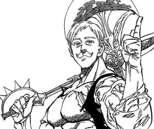 Yedi ölümcül Günah boyama sayfası,  coloring page, Escanor, 