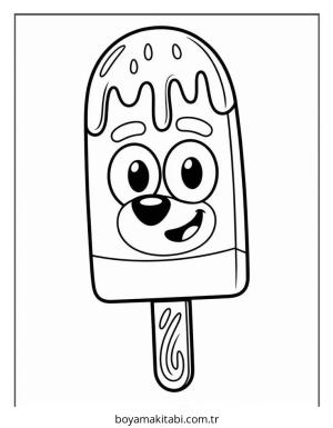 Yemek boyama sayfası – renkli çizimler, okul öncesi