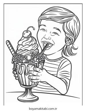 Yemek boyama sayfası – yaratıcılığı geliştirir, keyifli zaman