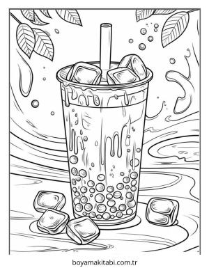 Yemek boyama sayfası – ücretsiz yazdır, boyama etkinliği