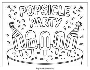 Yemek boyama sayfası – yaratıcılığı geliştirir, keyifli zaman