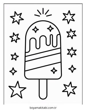 Yemek boyama sayfası – ücretsiz yazdır, boyama etkinliği