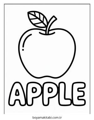 Yemek boyama sayfası – okul öncesi, evde etkinlik