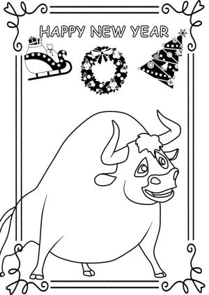 Yeni Yıl boyama sayfası,  coloring page, Acilen Noel ağacını süslememiz gerekiyor!, 