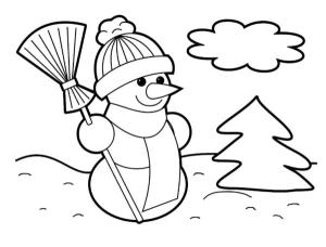 Yeni Yıl boyama sayfası,  coloring page, Noel ağacımı koruyorum, 