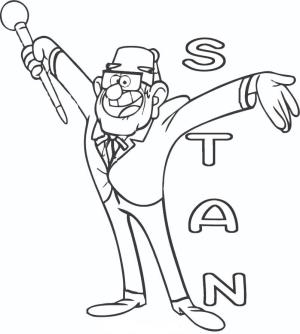 Yerçekimi Düşer boyama sayfası,  coloring page, Stan Mutlu, 