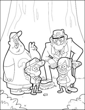 Yerçekimi Düşer boyama sayfası,  coloring page, Gravity Falls’a Hoş Geldiniz, 