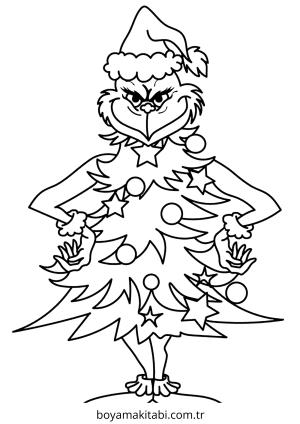 Yılbaşı Ağacı (Noel ağacı) Boyama