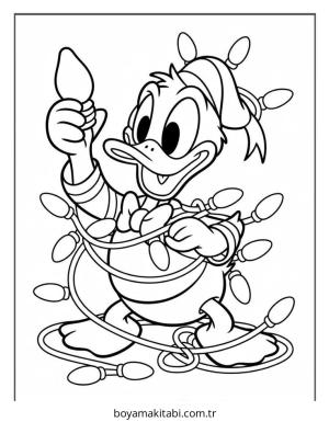 Yılbaşı boyama sayfası – boyama çalışması, yaratıcılığı geliştirir